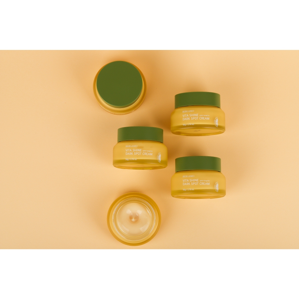Kem dưỡng chiết xuất quýt xanh Bergamo Green Tangerin Vita làm mờ vết thâm 50g )