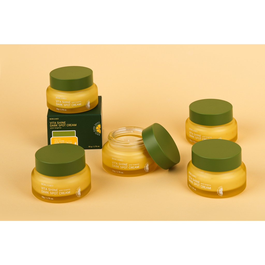 Kem dưỡng chiết xuất quýt xanh Bergamo Green Tangerin Vita làm mờ vết thâm 50g )