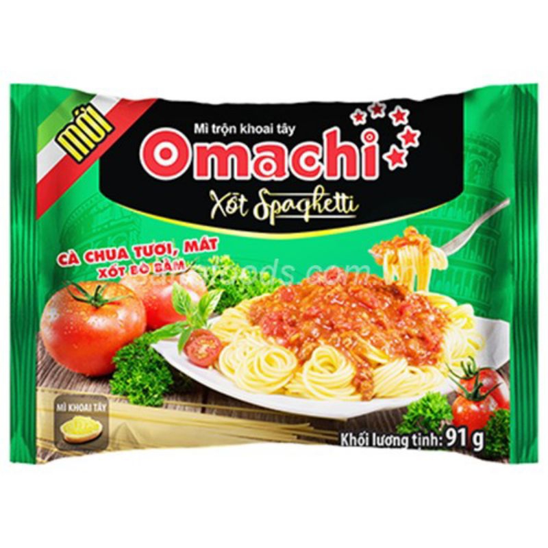 MÌ TRỘN KHOAI TÂY OMACHI XỐT SPAGHETTI 91G