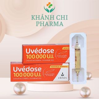 Vitamin d3 uvédose 100.000 ui . usedose d3 liều cao cho bé từ 18 tháng.
