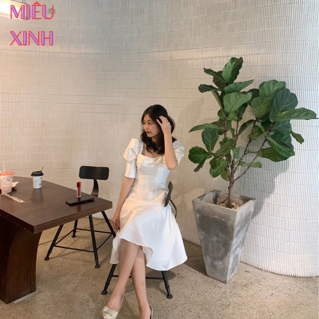 Đầm Dự Tiệc Thiết Kế Xinh Đẹp , Váy Trắng Dáng Dài Siêu Xinh Hàng Cao Cấp.