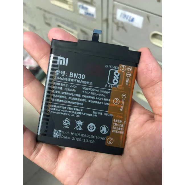 Pin linh kiện Xiaomi Redmi 4A BN30 3030/3120mAh bảo hành 6 tháng hàng mới chính hãng