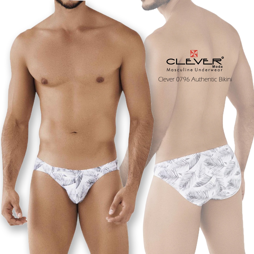 Quần lót nam Clever 0796 Authentic Bikini White