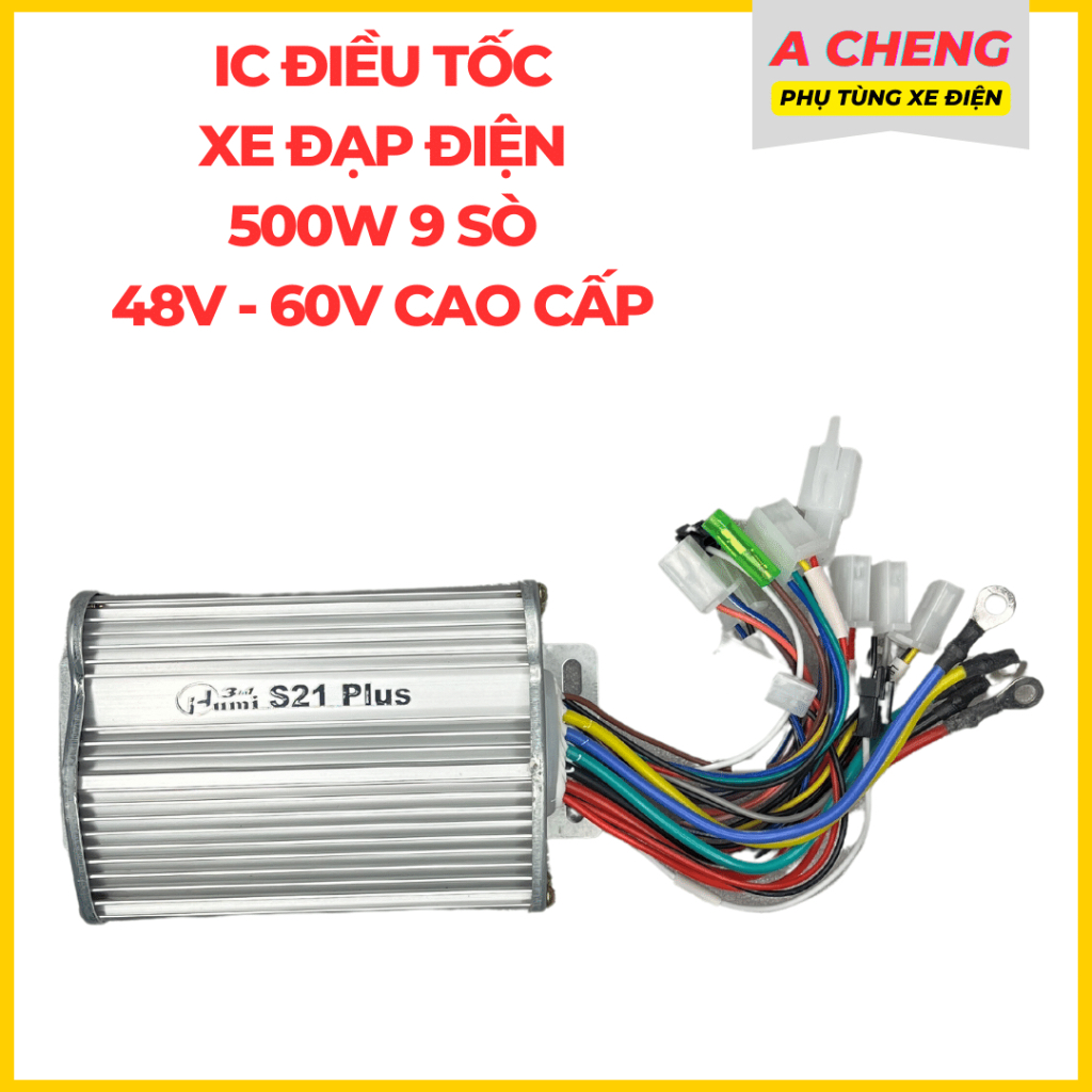 IC Điều Tốc Xe Đạp Điện 500W 9 Sò 48V-60V Cao Cấp