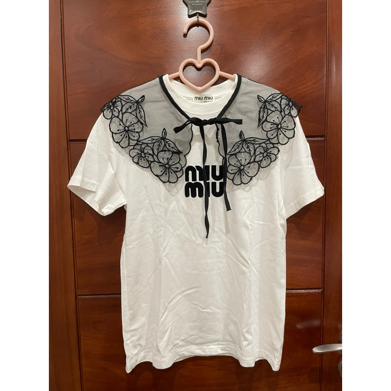 PASS áo phông kiểu miumiu