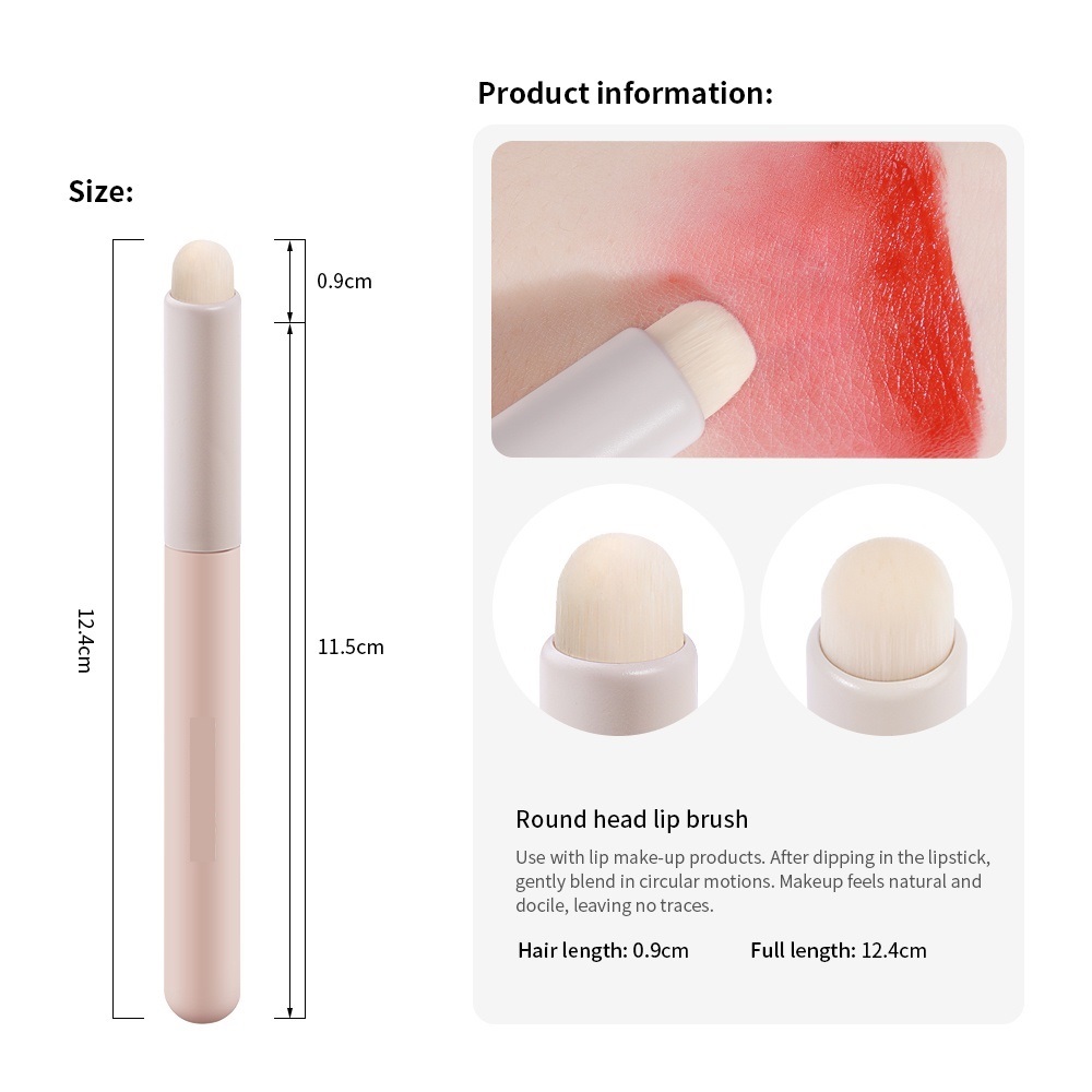 Cọ môi đầu tròn trang điểm chuyên nghiệp sử dụng cho Môi và Che Khuyết điểm -BeloveShop