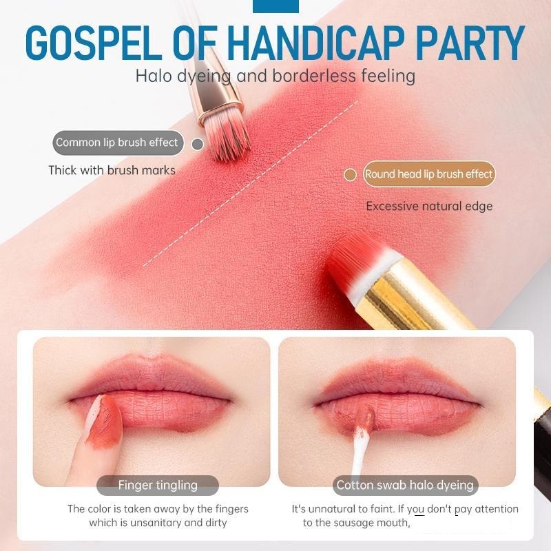 Cọ môi đầu tròn trang điểm chuyên nghiệp sử dụng cho Môi và Che Khuyết điểm -BeloveShop