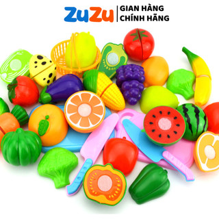 Đồ chơi cắt rau củ quả trái cây, đồ chơi cắt trái cây hoa quả nhà bếp, đồ chơi nấu ăn cho bé gái