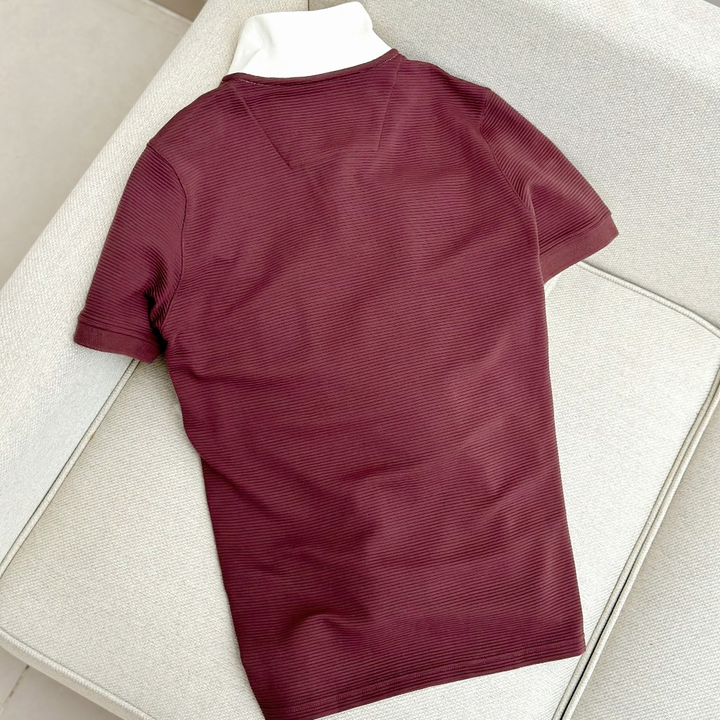 Áo Thun Nam Cao Cấp Polo Gân Phối 3 Màu BY COTTON