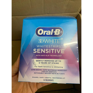 14 Miếng dán trắng răng 3D White oral B- CHÍNH HÃNG