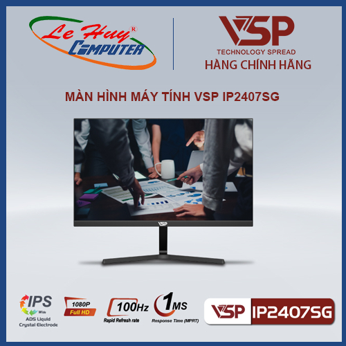 Màn hình máy tính VSP IP2407SG 24inch FullHD 100Hz 1ms IPS