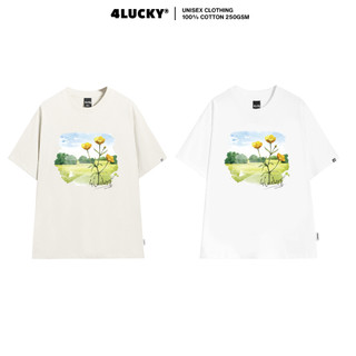 Áo thun local 4Lucky 6043 - form rộng oversize streetwear