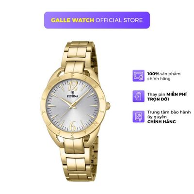 Đồng hồ nữ Festina F16934/1 thiết kế thời trang, thanh lịch, chống nước 5ATM, dây thép không gỉ cao cấp