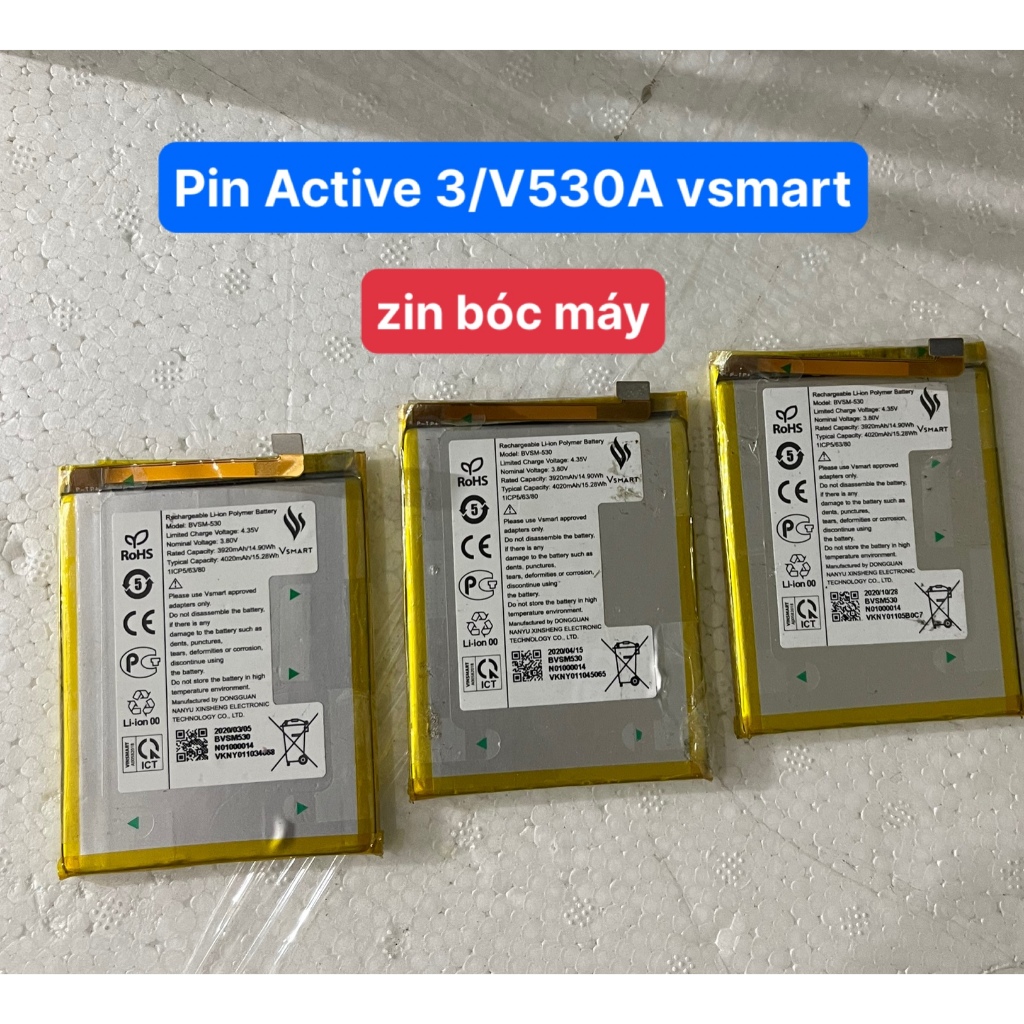 Pin Active 3/BVSM-530 Vsmart