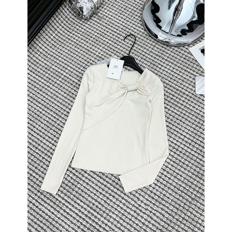 Áo Len Tăm Nơ Lệch Cách Điệu Thời Trang Quảng Châu AP149 - Vin Store