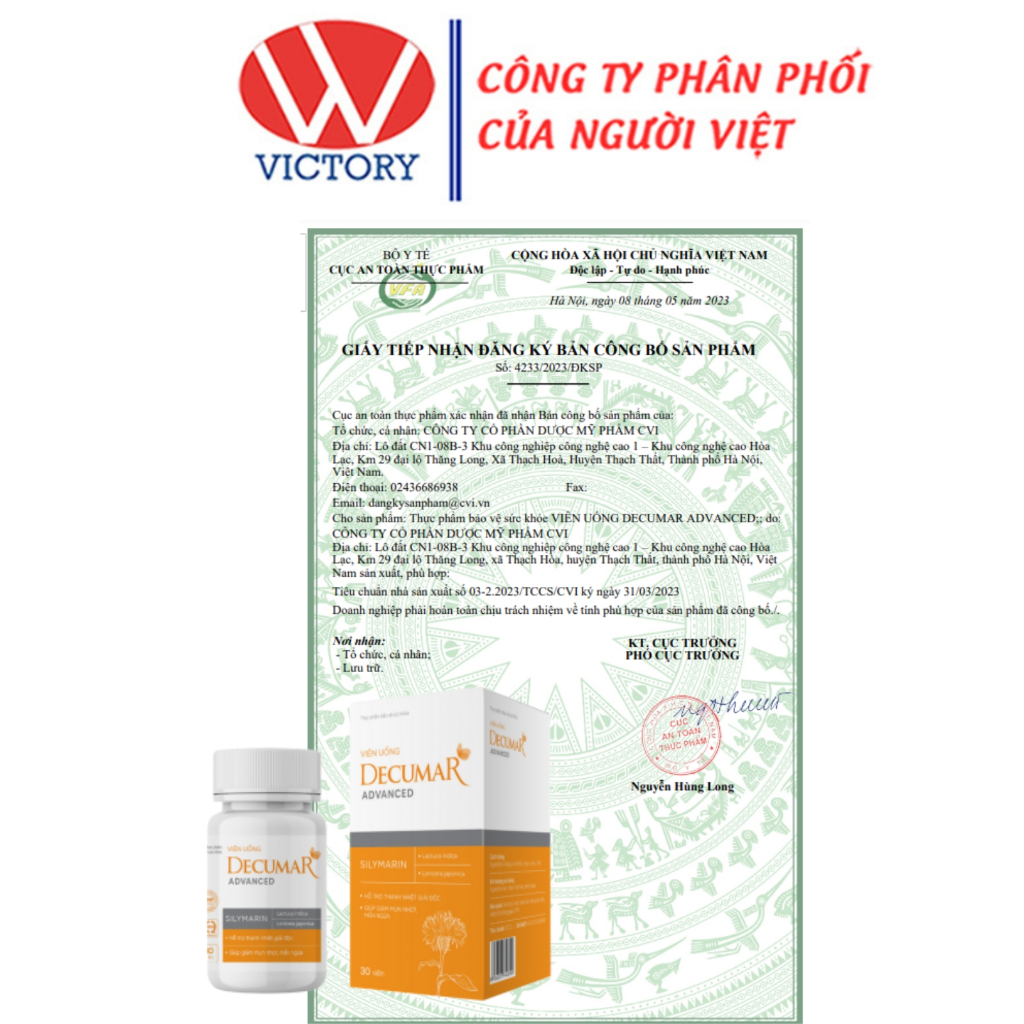Viên Uống Decumar Advanced - Hỗ trợ giảm mụn nhọt, rôm sảy, mẩn ngứa - 30 Viên - VIC Pharmacy