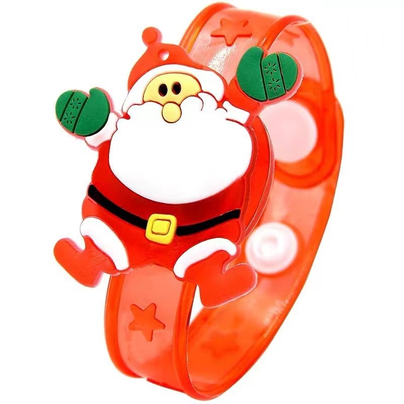 Đồng hồ noel có đèn phát sáng cho bé