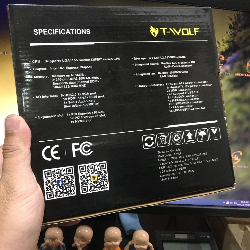 Mainboard T-Wolf H61  - Chính hãng