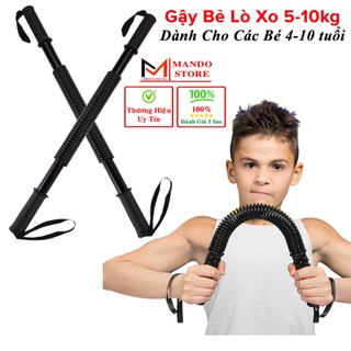Gậy Bẻ Lò Xo Nhẹ Từ 5-10kg Cho Trẻ Em Kháng Lực Cho Các Bé Từ 4-10 Tuổi Tập Thể Thao Thể Dục - Thanh Lò Xo 5kg,10kg