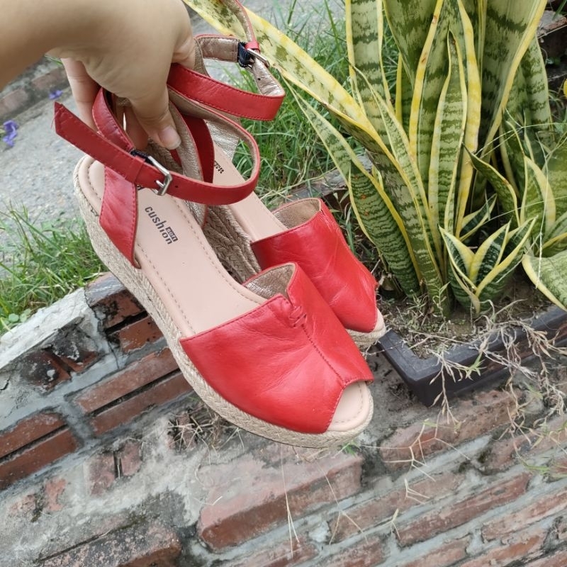 Sandal xuồng cói 6cm