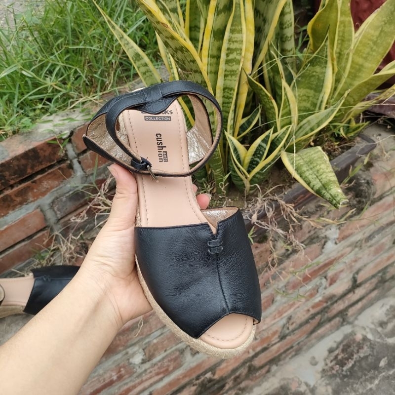 Sandal xuồng cói 6cm