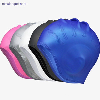Mũ bơi silicon siêu êm mềm co giãn tốt có bịt tai