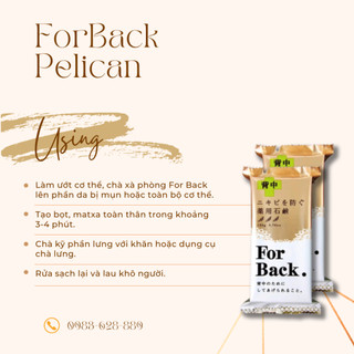 Xà Phòng Trị Mụn Lưng FORBACK Nhật Bản
