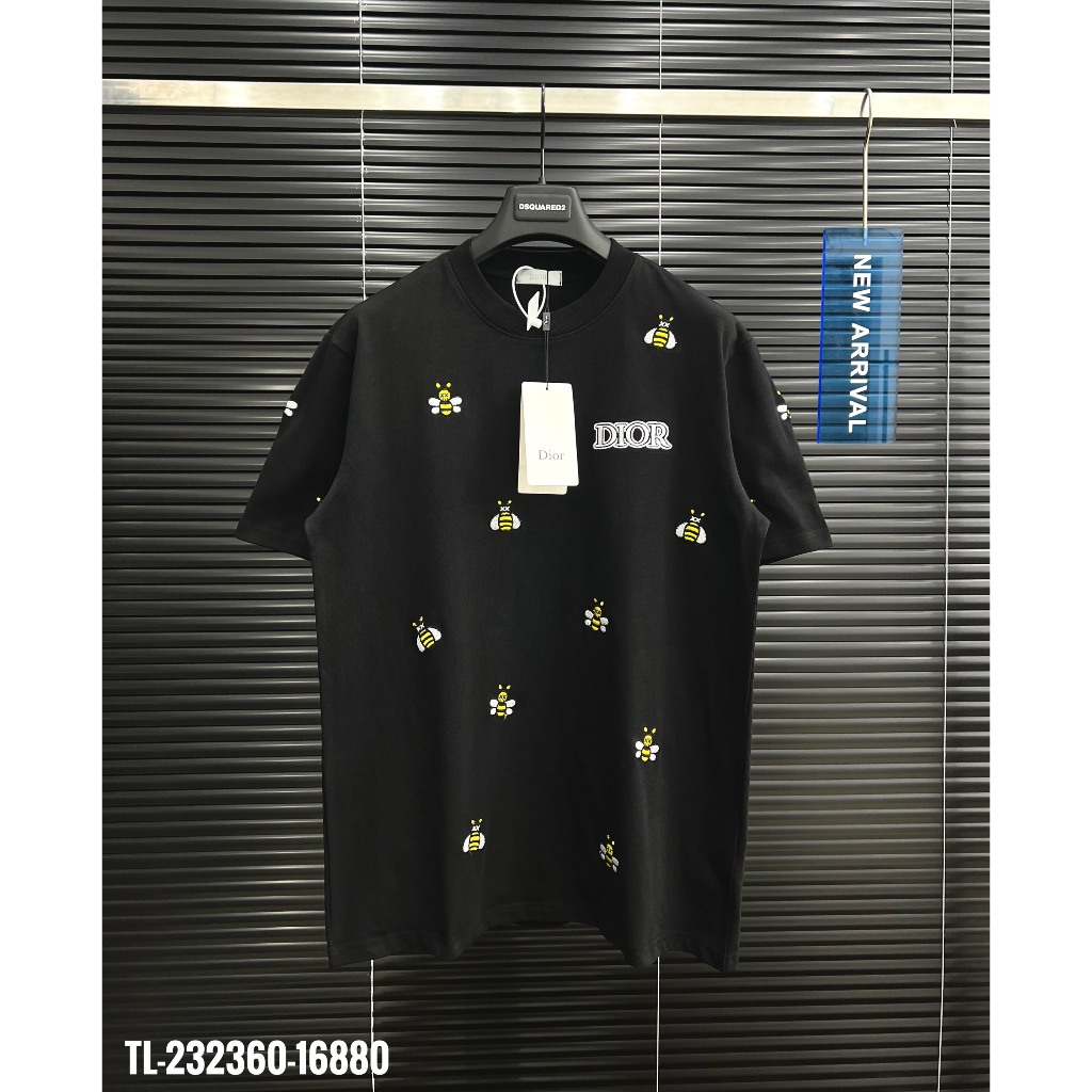 Áo Thun Nam Boy Phố Thêu Ong 100% Premium Cotton 250gms Hàng Siêu Cấp