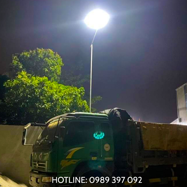 Đèn Đĩa Bay Jindian UFO năng lượng mặt trời 1000w UFO1000 - Đèn sân vườn - Có Rada Chống Trộm - Chiếu sáng 360 Độ