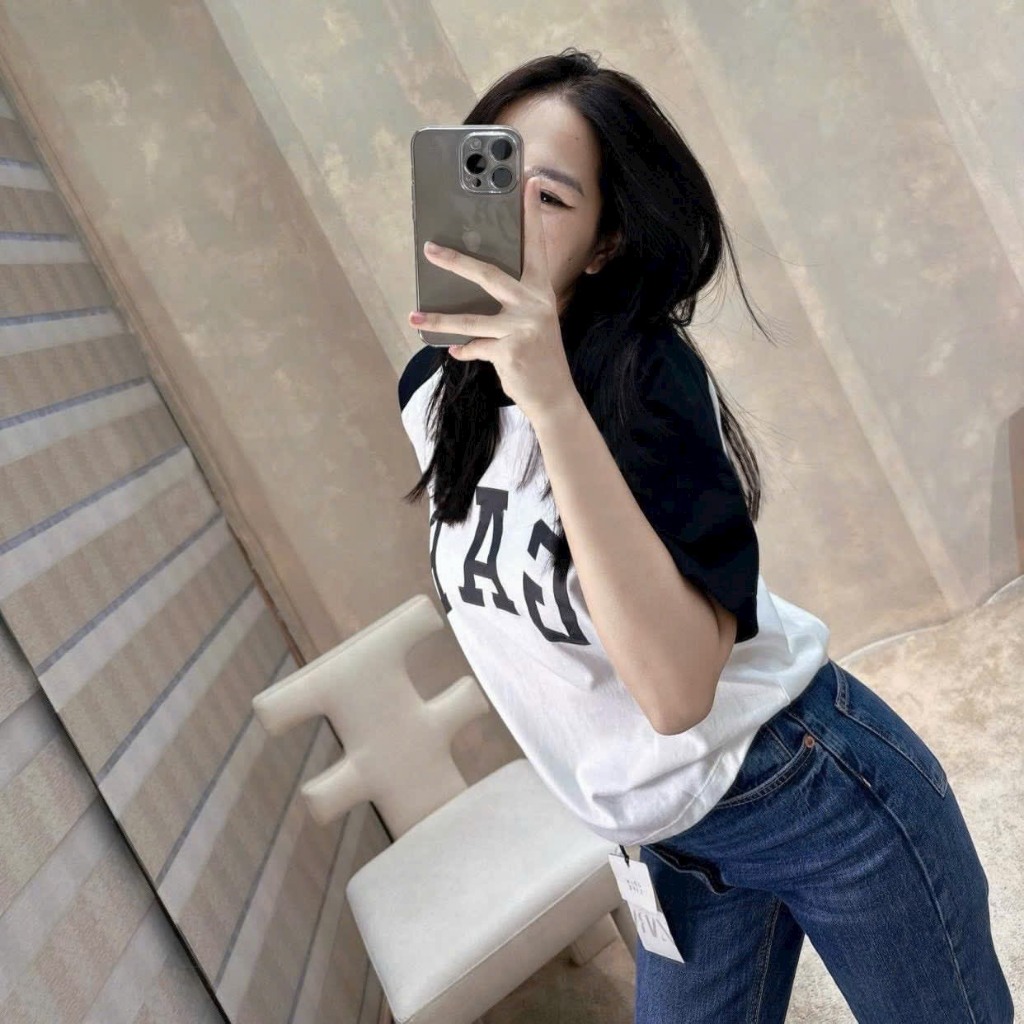 ÁO PHÔNG NỮ CỘC TAY CHỮ G.A.P 5 MÀU