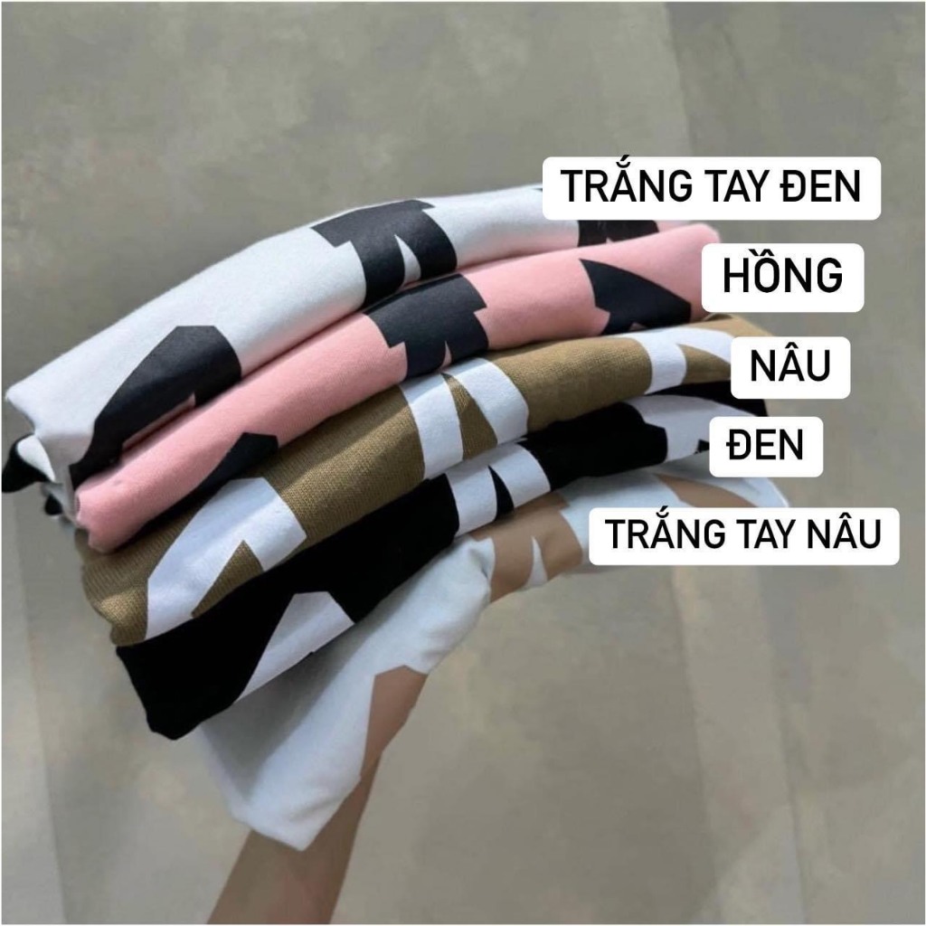 ÁO PHÔNG NỮ CỘC TAY CHỮ G.A.P 5 MÀU