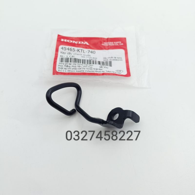 Pass kẹp dây dầu thắng, phanh trước WAVE RS, S100... zin Honda
