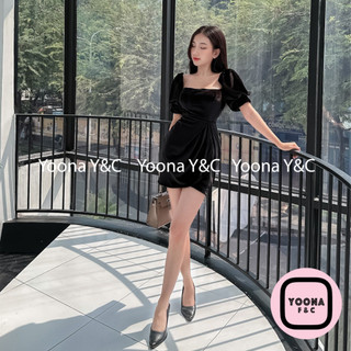 Đầm Rose Tay Phồng Chéo Có Mút Sang Chảnh Dễ Mặc 3384 Yoona