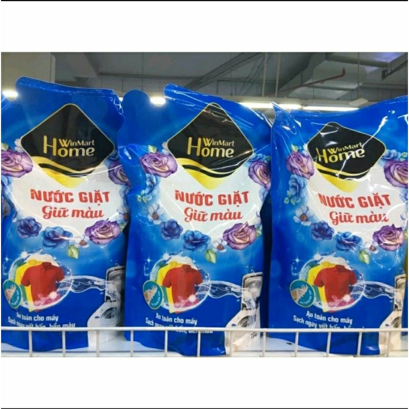 《Mua 1 Tặng 1》Nước giặt WinMart Home 1.8kg​.Không bạc màu,hương thơm bền lâu.