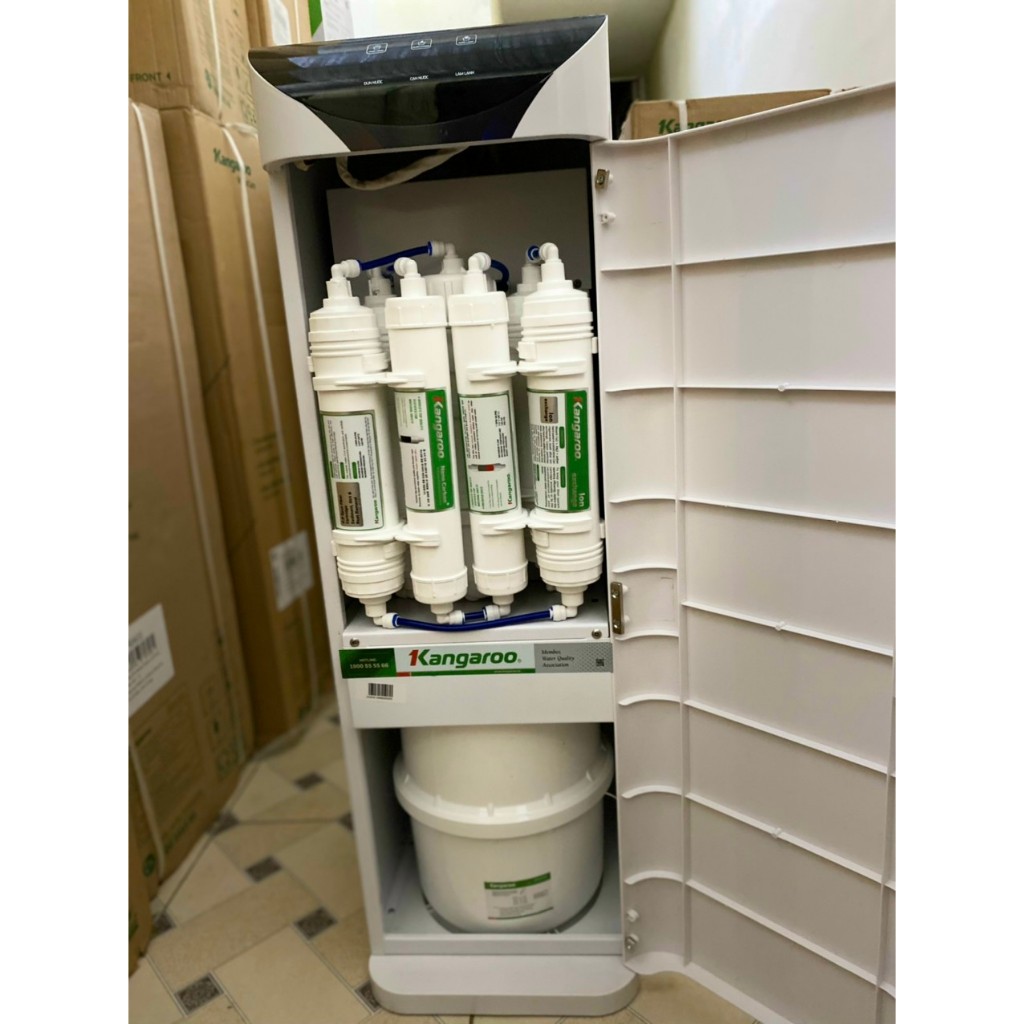 Máy lọc nước Kangaroo KG10A6S Ro Hydrogen nóng lạnh, màn hình cảm ứng, khoá trẻ em.