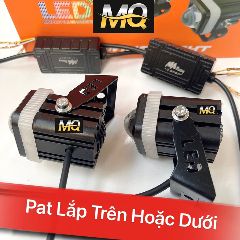 Đèn Trợ Sáng Bi Cầu Mini M10 MA Racing 2 Mầu Mắt Quỷ 12-24v 30w MINIM3