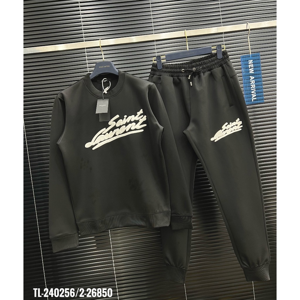 🔥Hot🔥Bộ nỉ Saint thêu chữ thiết kế hot trend Nam Nữ Thu Đông 2023