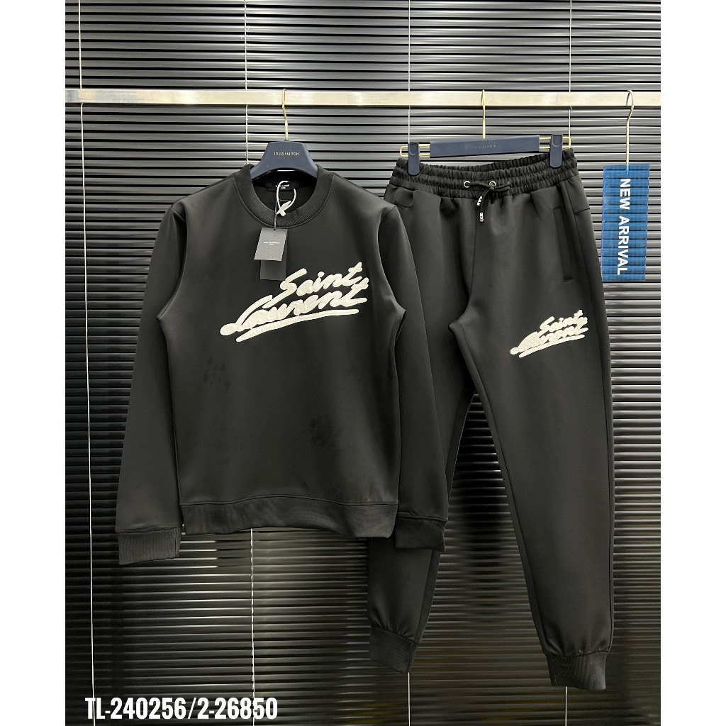 🔥Hot🔥Bộ nỉ Saint thêu chữ thiết kế hot trend Nam Nữ Thu Đông 2023