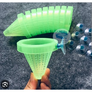 Phễu đựng giun phễu đựng thức ăn rổ đựng giun dụng cụ đựng giun cho cá ăn