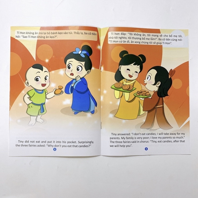 Sách –  Set 20 Truyện cổ tích, thiếu nhi song ngữ Việt Anh