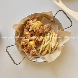 Chảo inox 2 quai