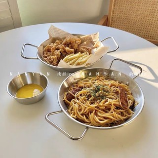 Chảo inox 2 quai