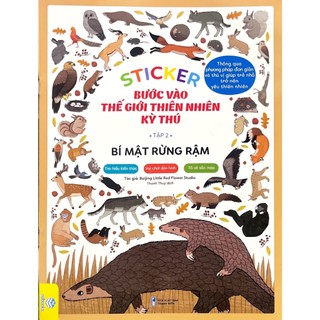 Sách - sticker bước vào thế giới thiên nhiên kỳ thú - tập 2 - bí mật rừng rậm