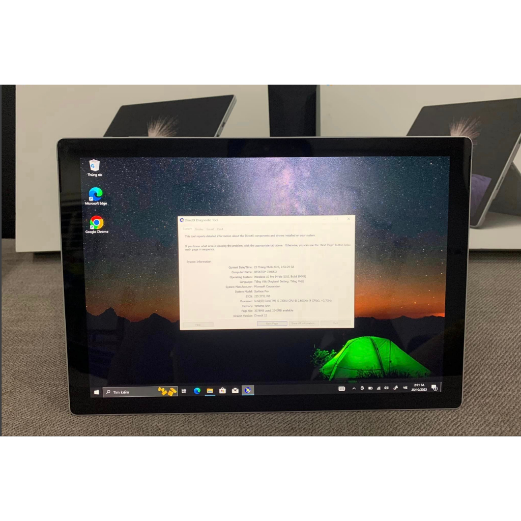 Máy Tính Bảng HP Pro | Ram 8gb SSD 256gb Core I5-7300U Màn 12.3 Inch Tình trạng fullbox