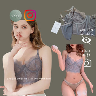 Áo ren corset crop top cánh tiên có gọng