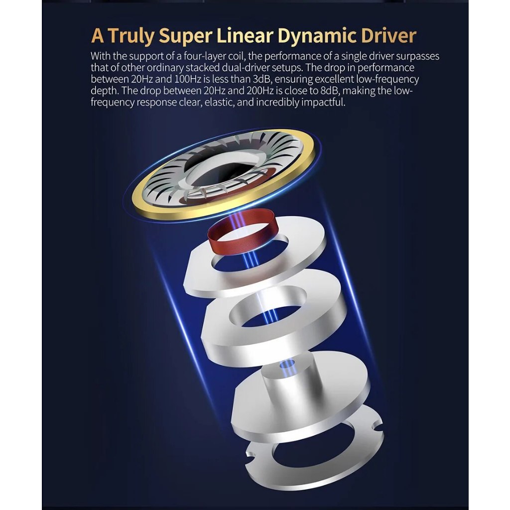 Tai nghe KZ ZAT HiFi Earphone High-end Tunable In-Ear balanced armature Earphones Monitor có Micro