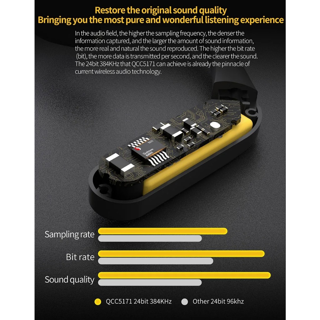 Cáp bluetooth KZ AZ20 Wireless Upgrade Ear Hook Cable C PIN Bluetooth-compatible 5.3 Snapdragon Sound Technology aptX HD