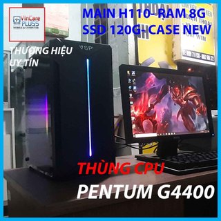 Bộ máy tính chơi game main h110 cpu g4400 ram 8gb màn 19 inch giá rẻ