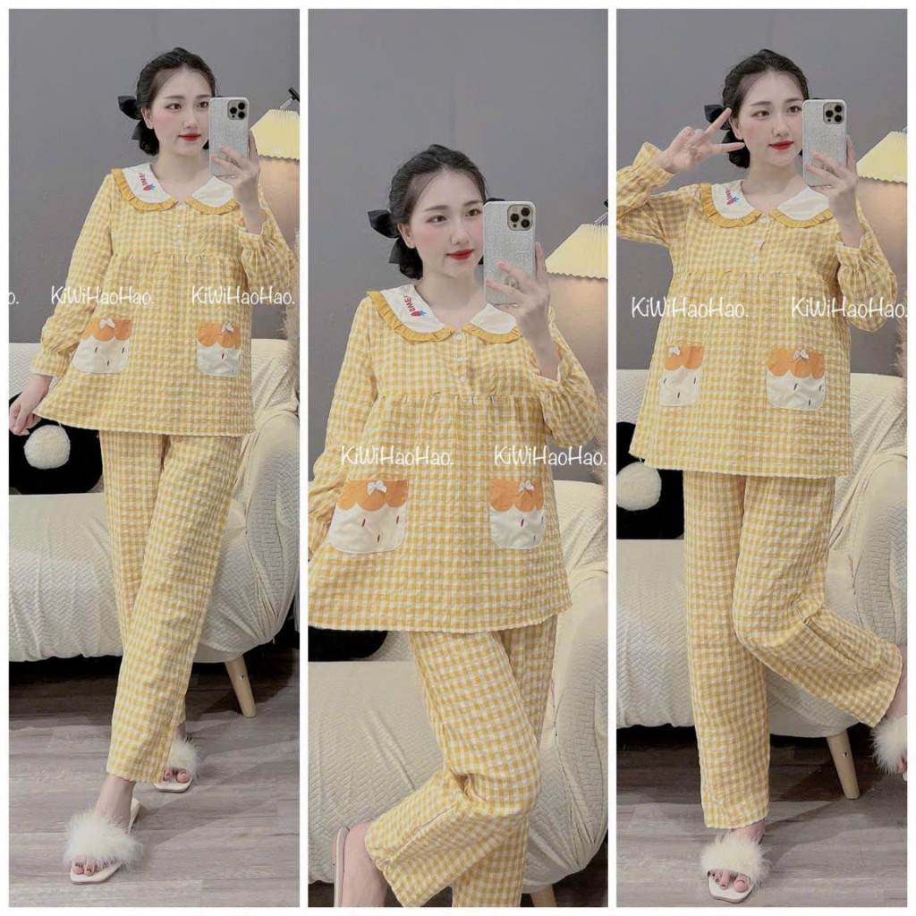Bộ bầu và cho con bú sau sinh chất nhẹ mềm mát size từ 45 đến 70kg - Tổng kho