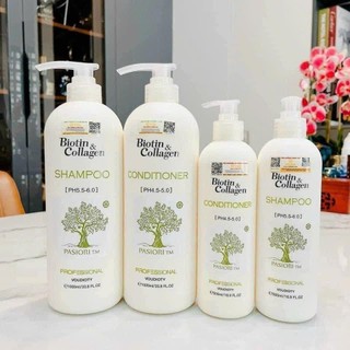[CHĂM SÓC TÓC] Dầu Gội Xả Biotin Collagen Phục Hồi - Suôn Mượt - Chống Rụng Tóc 500ml & 1000ml